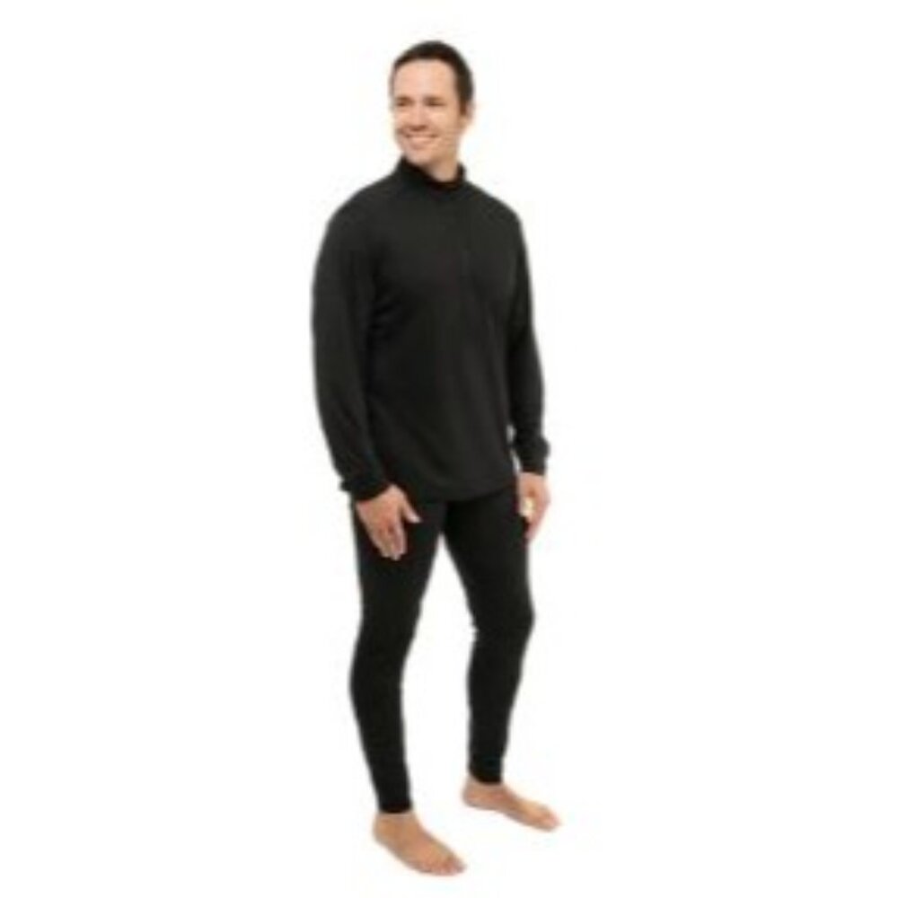 Hot Chillys Mens Peachskins Solid Zip-T‎ Lightweight Relaxed Fit Base Layer